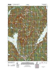 Hartland Maine Historical topographic map, 1:24000 scale, 7.5 X 7.5 Minute, Year 2011