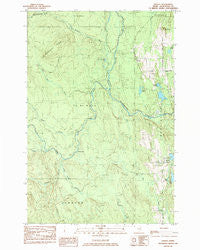 Harvey Maine Historical topographic map, 1:24000 scale, 7.5 X 7.5 Minute, Year 1984
