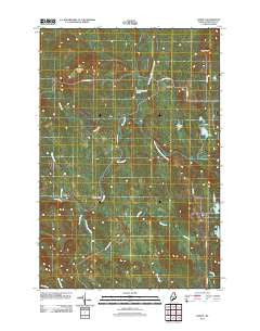 Harvey Maine Historical topographic map, 1:24000 scale, 7.5 X 7.5 Minute, Year 2011