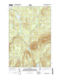 Hay Brook Mountain Maine Current topographic map, 1:24000 scale, 7.5 X 7.5 Minute, Year 2014