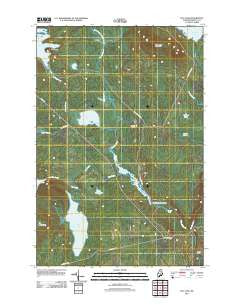 Hay Lake Maine Historical topographic map, 1:24000 scale, 7.5 X 7.5 Minute, Year 2011