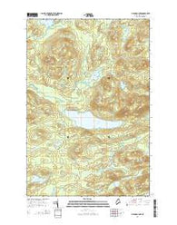 Haymock Lake Maine Current topographic map, 1:24000 scale, 7.5 X 7.5 Minute, Year 2014