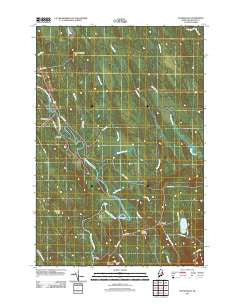 Haynesville Maine Historical topographic map, 1:24000 scale, 7.5 X 7.5 Minute, Year 2011