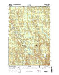 Haynesville Maine Current topographic map, 1:24000 scale, 7.5 X 7.5 Minute, Year 2014
