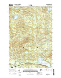 Heald Pond Maine Current topographic map, 1:24000 scale, 7.5 X 7.5 Minute, Year 2014