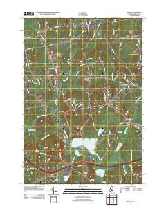 Hermon Maine Historical topographic map, 1:24000 scale, 7.5 X 7.5 Minute, Year 2011