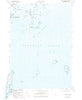 Hewett Island Maine Historical topographic map, 1:24000 scale, 7.5 X 7.5 Minute, Year 1955