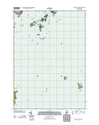 Hewett Island Maine Historical topographic map, 1:24000 scale, 7.5 X 7.5 Minute, Year 2011