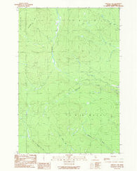 Hinckley Hill Maine Historical topographic map, 1:24000 scale, 7.5 X 7.5 Minute, Year 1989