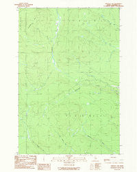 Hinckley Hill Maine Historical topographic map, 1:24000 scale, 7.5 X 7.5 Minute, Year 1989