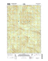 Hinckley Hill Maine Current topographic map, 1:24000 scale, 7.5 X 7.5 Minute, Year 2014