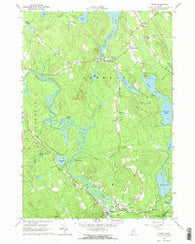 Hiram Maine Historical topographic map, 1:24000 scale, 7.5 X 7.5 Minute, Year 1964