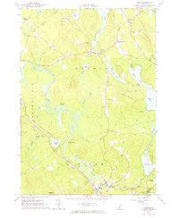 Hiram Maine Historical topographic map, 1:24000 scale, 7.5 X 7.5 Minute, Year 1964