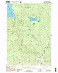 Houghton Maine Historical topographic map, 1:24000 scale, 7.5 X 7.5 Minute, Year 1997