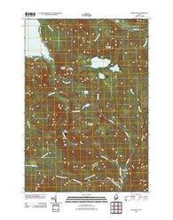 Houghton Maine Historical topographic map, 1:24000 scale, 7.5 X 7.5 Minute, Year 2011