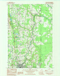 Houlton North Maine Historical topographic map, 1:24000 scale, 7.5 X 7.5 Minute, Year 1984