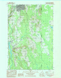 Houlton South Maine Historical topographic map, 1:24000 scale, 7.5 X 7.5 Minute, Year 1984