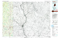 Houlton Maine Historical topographic map, 1:100000 scale, 30 X 60 Minute, Year 1993