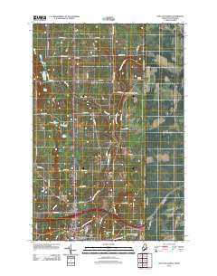 Houlton North Maine Historical topographic map, 1:24000 scale, 7.5 X 7.5 Minute, Year 2011