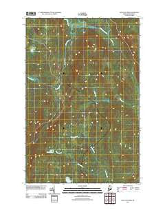 Houlton Pond Maine Historical topographic map, 1:24000 scale, 7.5 X 7.5 Minute, Year 2011