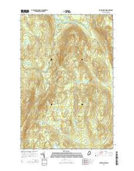 Houlton Pond Maine Current topographic map, 1:24000 scale, 7.5 X 7.5 Minute, Year 2014