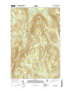 Houlton Pond Maine Current topographic map, 1:24000 scale, 7.5 X 7.5 Minute, Year 2014
