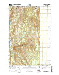Houlton South Maine Current topographic map, 1:24000 scale, 7.5 X 7.5 Minute, Year 2014