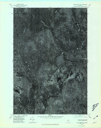 Howe Brook NE Maine Historical topographic map, 1:24000 scale, 7.5 X 7.5 Minute, Year 1975