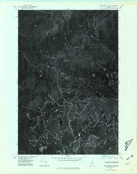 Howe Brook NW Maine Historical topographic map, 1:24000 scale, 7.5 X 7.5 Minute, Year 1975