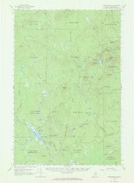 Howe Brook Maine Historical topographic map, 1:62500 scale, 15 X 15 Minute, Year 1965