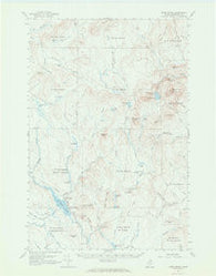 Howe Brook Maine Historical topographic map, 1:62500 scale, 15 X 15 Minute, Year 1965