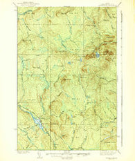 Howe Brook Maine Historical topographic map, 1:62500 scale, 15 X 15 Minute, Year 1939
