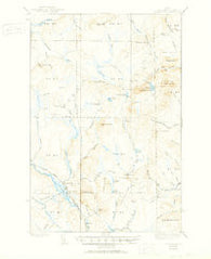 Howe Brook Maine Historical topographic map, 1:62500 scale, 15 X 15 Minute, Year 1939