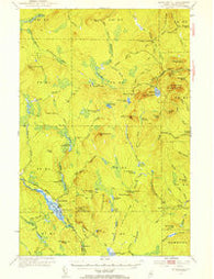 Howe Brook Maine Historical topographic map, 1:62500 scale, 15 X 15 Minute, Year 1954