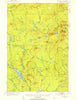 Howe Brook Maine Historical topographic map, 1:62500 scale, 15 X 15 Minute, Year 1954