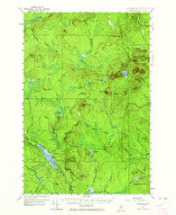Howe Brook Maine Historical topographic map, 1:62500 scale, 15 X 15 Minute, Year 1954