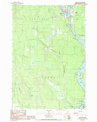 Howland Maine Historical topographic map, 1:24000 scale, 7.5 X 7.5 Minute, Year 1988
