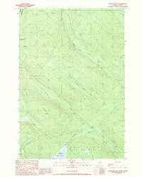 Hurricane Hill Maine Historical topographic map, 1:24000 scale, 7.5 X 7.5 Minute, Year 1989