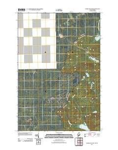 Hurricane Pond Maine Historical topographic map, 1:24000 scale, 7.5 X 7.5 Minute, Year 2011