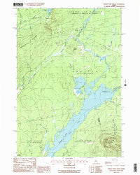 Indian Pond North Maine Historical topographic map, 1:24000 scale, 7.5 X 7.5 Minute, Year 1988