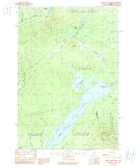Indian Pond North Maine Historical topographic map, 1:24000 scale, 7.5 X 7.5 Minute, Year 1988