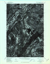 Indian Pond North Maine Historical topographic map, 1:24000 scale, 7.5 X 7.5 Minute, Year 1977