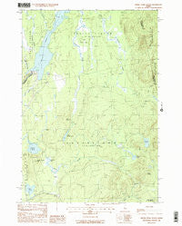 Indian Pond South Maine Historical topographic map, 1:24000 scale, 7.5 X 7.5 Minute, Year 1988