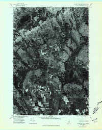 Island Falls SW Maine Historical topographic map, 1:24000 scale, 7.5 X 7.5 Minute, Year 1975