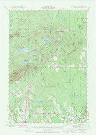 Island Falls Maine Historical topographic map, 1:62500 scale, 15 X 15 Minute, Year 1940