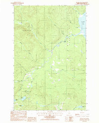 Island Pond Maine Historical topographic map, 1:24000 scale, 7.5 X 7.5 Minute, Year 1985