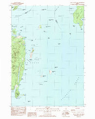 Isle Au Haut East Maine Historical topographic map, 1:24000 scale, 7.5 X 7.5 Minute, Year 1983