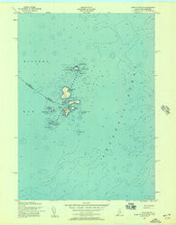 Isles Of Shoals Maine Historical topographic map, 1:24000 scale, 7.5 X 7.5 Minute, Year 1956