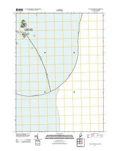 Isles of Shoals Maine Historical topographic map, 1:24000 scale, 7.5 X 7.5 Minute, Year 2011
