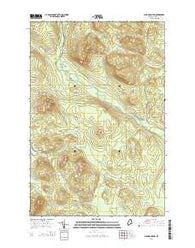 Jack Mountain Maine Current topographic map, 1:24000 scale, 7.5 X 7.5 Minute, Year 2014